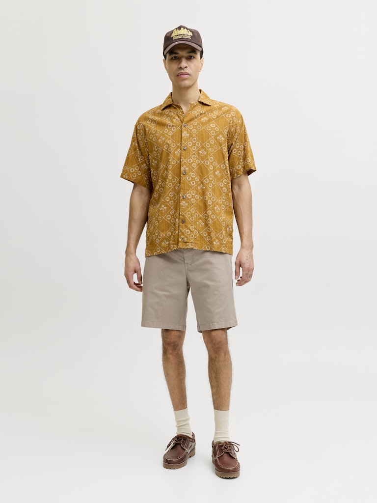 JPSTACE Pantalones cortos chinos - Limón y pimienta